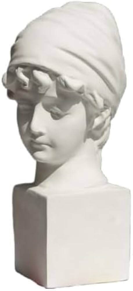 Amazon.co.jp: Unlnsiy 石膏像 胸像 人物像 置物 デビッド像 石膏像風